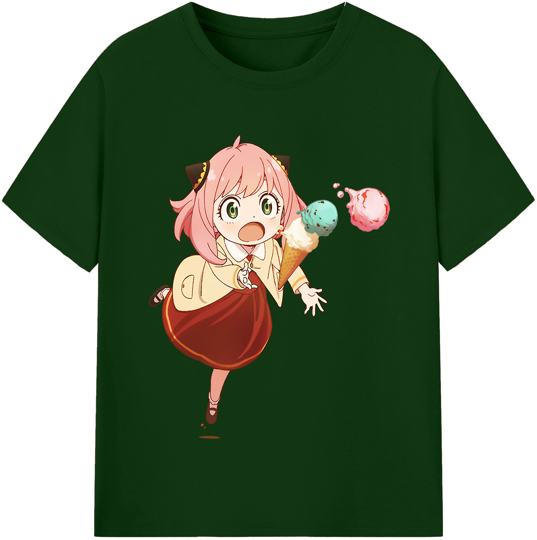 （画像用） SPY×FAMILY间谍家家酒 綿100％半袖Tシャツ（フロントプリント）
